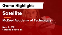 Satellite  vs McKeel Academy of Technology  Game Highlights - Nov. 2, 2021