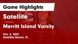 Satellite  vs Merritt Island Varsity Game Highlights - Oct. 4, 2022