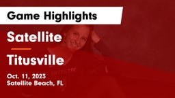 Satellite  vs Titusville Game Highlights - Oct. 11, 2023
