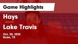 Hays  vs Lake Travis  Game Highlights - Oct. 20, 2020