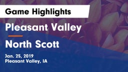 Pleasant Valley  vs North Scott  Game Highlights - Jan. 25, 2019