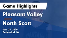 Pleasant Valley  vs North Scott  Game Highlights - Jan. 24, 2020
