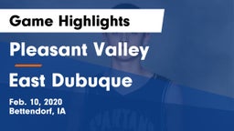 Pleasant Valley  vs East Dubuque  Game Highlights - Feb. 10, 2020