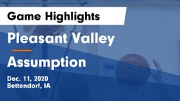 Pleasant Valley  vs Assumption  Game Highlights - Dec. 11, 2020