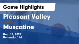 Pleasant Valley  vs Muscatine  Game Highlights - Dec. 18, 2020