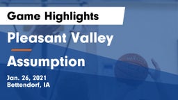 Pleasant Valley  vs Assumption  Game Highlights - Jan. 26, 2021