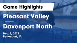 Pleasant Valley  vs Davenport North  Game Highlights - Dec. 5, 2023