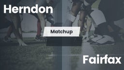 Matchup: Herndon  vs. Fairfax 2016