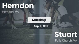 Matchup: Herndon  vs. Stuart  2016