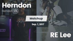 Matchup: Herndon  vs. RE Lee 2017