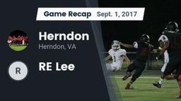 Recap: Herndon  vs. RE Lee 2017