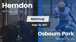 Matchup: Herndon  vs. Osbourn Park  2017