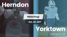 Matchup: Herndon  vs. Yorktown  2017