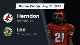 Recap: Herndon  vs. Lee  2018