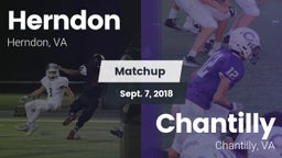 Matchup: Herndon  vs. Chantilly  2018