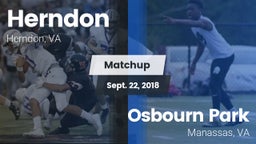 Matchup: Herndon  vs. Osbourn Park  2018
