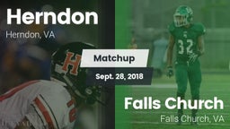 Matchup: Herndon  vs. Falls Church  2018