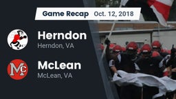 Recap: Herndon  vs. McLean  2018