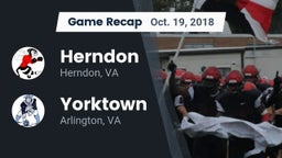 Recap: Herndon  vs. Yorktown  2018