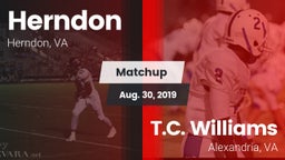 Matchup: Herndon  vs. T.C. Williams 2019