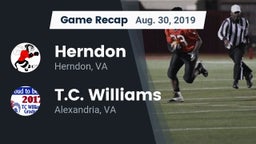Recap: Herndon  vs. T.C. Williams 2019