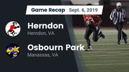 Recap: Herndon  vs. Osbourn Park  2019