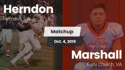 Matchup: Herndon  vs. Marshall  2019