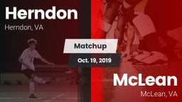 Matchup: Herndon  vs. McLean  2019