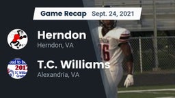 Recap: Herndon  vs. T.C. Williams 2021