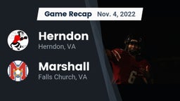 Recap: Herndon  vs. Marshall  2022