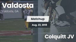 Matchup: Valdosta  vs. Colquitt JV 2018