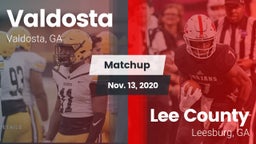 Matchup: Valdosta  vs. Lee County  2020
