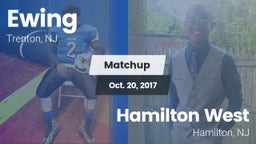 Matchup: Ewing  vs. Hamilton West  2017