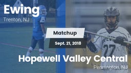 Matchup: Ewing  vs. Hopewell Valley Central  2018