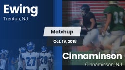 Matchup: Ewing  vs. Cinnaminson  2018