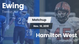 Matchup: Ewing  vs. Hamilton West  2018