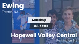 Matchup: Ewing  vs. Hopewell Valley Central  2020