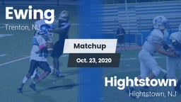 Matchup: Ewing  vs. Hightstown  2020