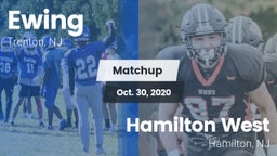 Matchup: Ewing  vs. Hamilton West  2020
