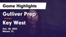 Gulliver Prep  vs Key West  Game Highlights - Oct. 20, 2022