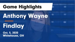 Anthony Wayne  vs Findlay  Game Highlights - Oct. 5, 2020