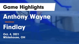 Anthony Wayne  vs Findlay  Game Highlights - Oct. 4, 2021