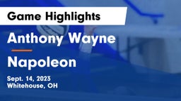 Anthony Wayne  vs Napoleon Game Highlights - Sept. 14, 2023