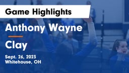 Anthony Wayne  vs Clay  Game Highlights - Sept. 26, 2023