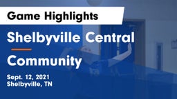Shelbyville Central  vs Community   Game Highlights - Sept. 12, 2021