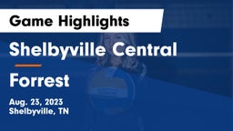 Shelbyville Central  vs Forrest  Game Highlights - Aug. 23, 2023