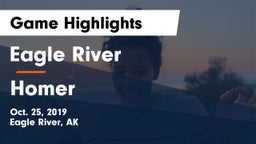 Eagle River  vs Homer  Game Highlights - Oct. 25, 2019