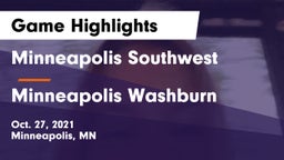 Minneapolis Southwest  vs Minneapolis Washburn  Game Highlights - Oct. 27, 2021