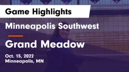 Minneapolis Southwest  vs Grand Meadow  Game Highlights - Oct. 15, 2022