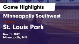 Minneapolis Southwest  vs St. Louis Park  Game Highlights - Nov. 1, 2022